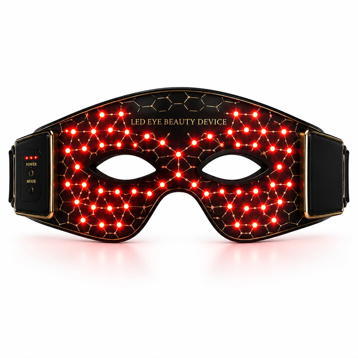 LED Red Light Therapy Eye Mask with 630nm & 850nm Light – Rechargeable Eye Care Device