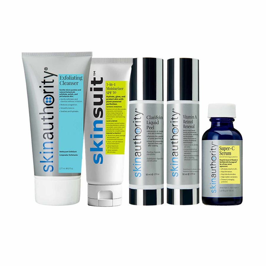 clear skin care kit           