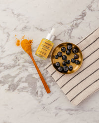 turmeric blueberry brightening supplement