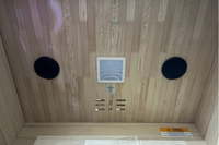 2 Person Infrared Sauna With Red Light Therapy