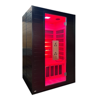 2 Person Infrared Sauna With Red Light Therapy
