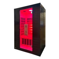 2 Person Infrared Sauna With Red Light Therapy