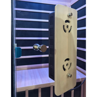 2 Person Infrared Sauna With Red Light Therapy