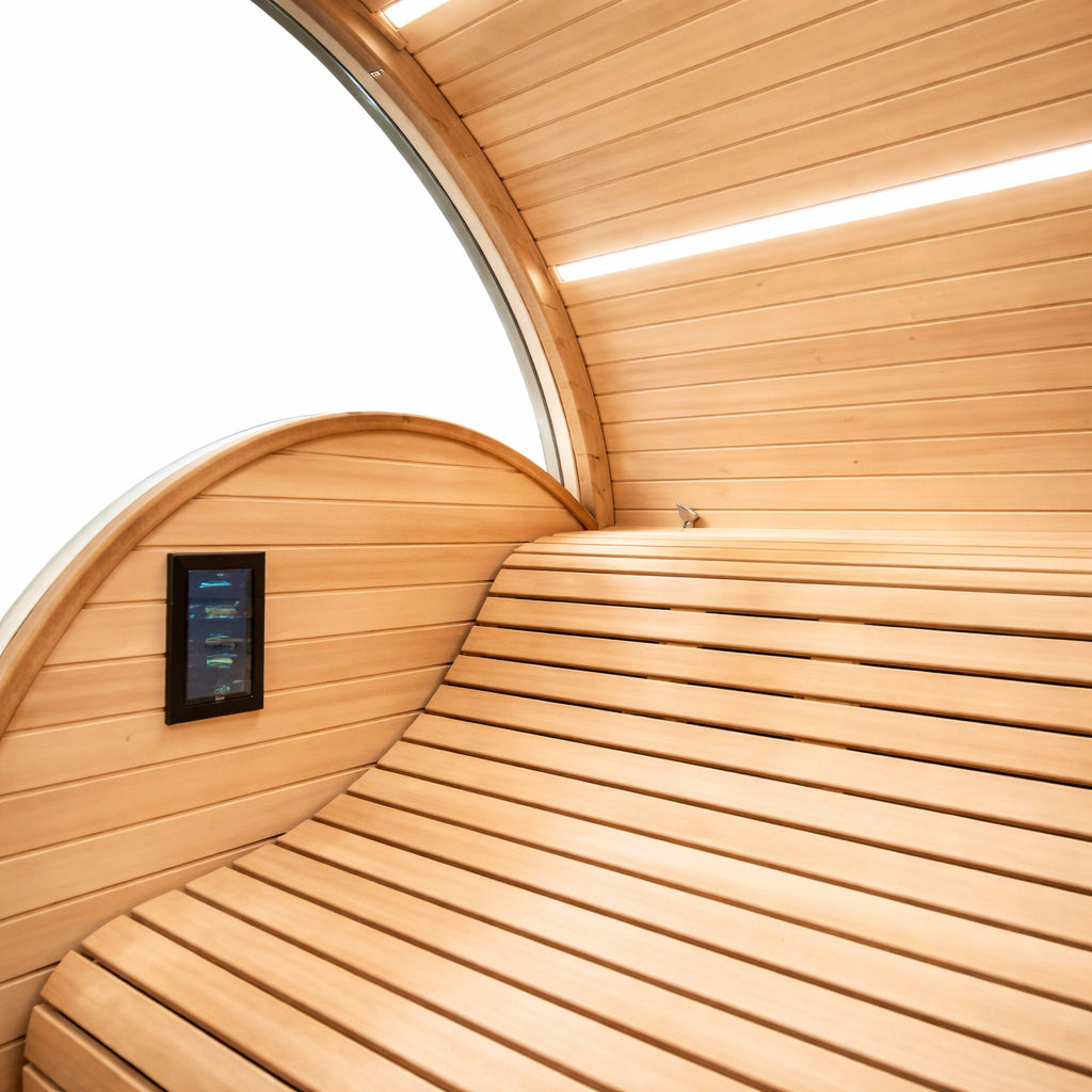Oxy Chamber Infrared Home Sauna 1050W with Negative Air Ion